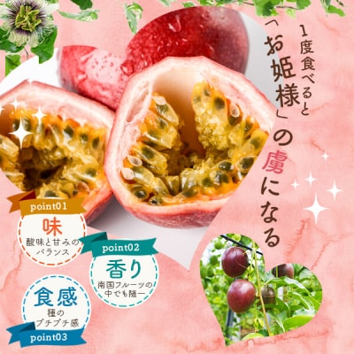 【数量限定】パッションフルーツ青果贈答品 L・LL玉8～10玉入り AS-495