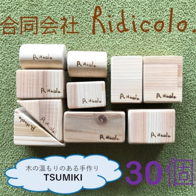 無塗装手作りTSUMIKI 1セット30ピース BS-302