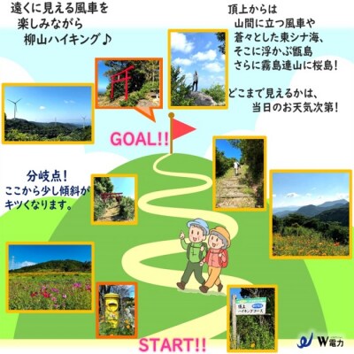 風車見学&柳山へのぼってみよう!!　ハイキングツアー(2名様まで)AS-060