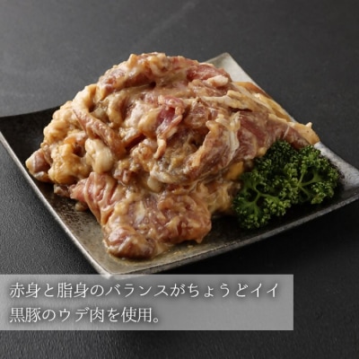 鹿児島県産 黒豚うで肉の味噌漬け12袋 合計3.36kg BS-050
