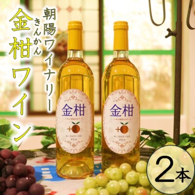 金柑ワイン 2本 朝陽ワイナリー AS-175