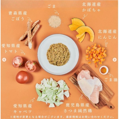 【日本初食品認可ペットフード】Petcook さつま純然鶏とたっぷりかぼちゃ　チキン DSR-622