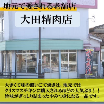 【鹿児島名物】骨付きもも肉 ごて焼き ローストチキン 10本 AS-758