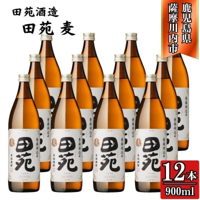 田苑 白ラベル 麦焼酎 25度 900ml×12本 田苑酒造 焼酎 麦焼酎 おすすめ DSR-919