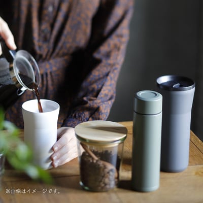 京セラ マグボトル 水筒 300ml スモークブルー CERAMUG セラマグ AS-187-1