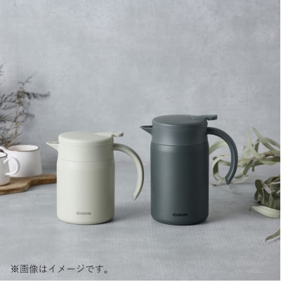 京セラ 真空断熱 卓上ポット 600ml ダークグレー ポット コーヒーサーバー AS-563-1