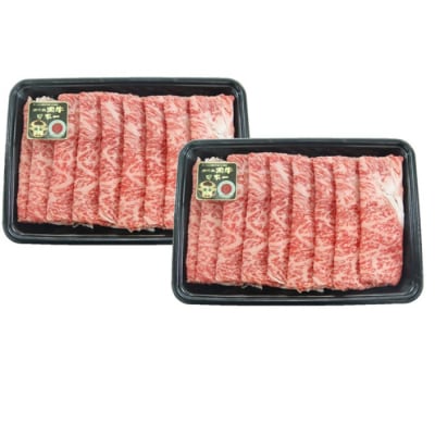 【特別企画】鹿児島黒牛リブローススライス合計700g (350g×2P) M-2201 BS-094