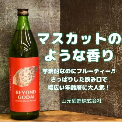 炭酸割りがおすすめ! 本格芋焼酎 BEYOND GODAI ENVELHECIDA AS-5100
