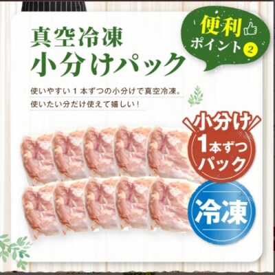 鹿児島県産骨付きもも 10本セット 若鶏 鶏肉 もも肉 AS-4100