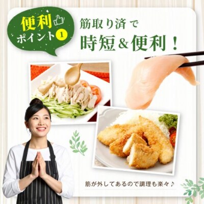 鹿児島県産 若鶏 筋なしささみ 約2.5kg セット カット 筋なし ささみ 小分け AS-4102