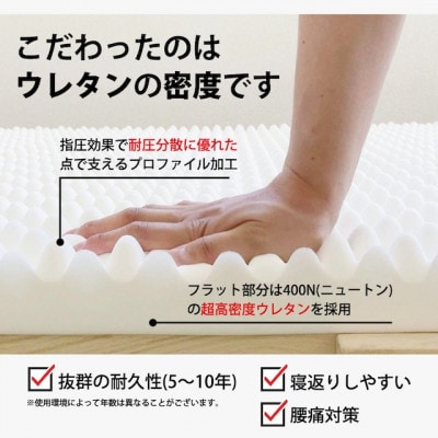 厚手なのに持ち運び簡単?　目からウロコ　四つ折り　敷ふとん　シングル　ピンク
