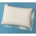 高さ調整簡単　パイプ枕・枕カバー　ブルー2枚付き