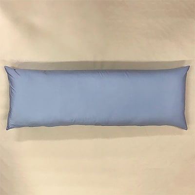 セミダブルサイズ　ストレート枕+枕カバー　ブルー2枚付
