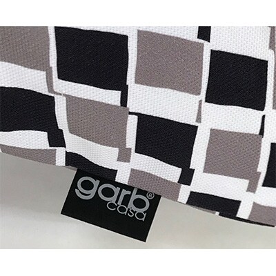 北欧デザイン　クッション　50×50cm　garb(R)casa　ブラック