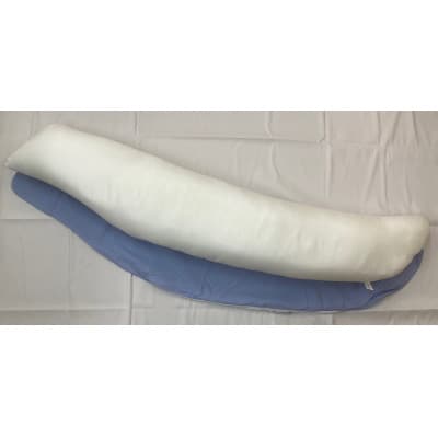 大きい160cm　バナナ型　抱き枕　1個　綿100%の専用カバー(ファスナー式)　ベージュ　2枚付