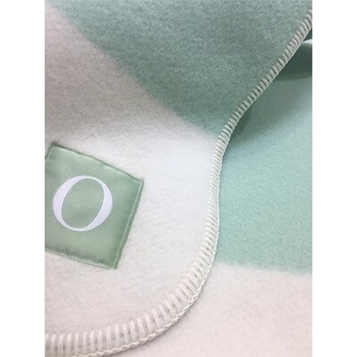 スポンディッシュ　ウール　毛布　ハーフサイズ　グリーン系