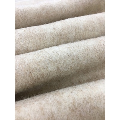 ウール　コットン　ハーモニー　毛布　シングル　ベージュ系