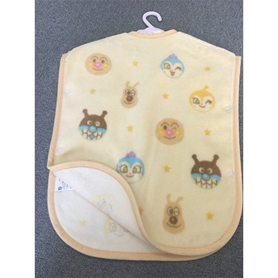 日本製　ベビー　毛布1枚　おくるみベスト1枚　A2柄　それいけ!アンパンマン　2枚組