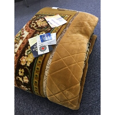 日本製　アクリル　マイヤー毛布　シングル　濃ベージュ　1枚　(カシミヤ・ウールわた入り毛布)5098