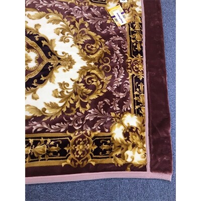 日本製　アクリル　マイヤー毛布　シングル　ピンク　1枚　(新合繊合わせ毛布)1625