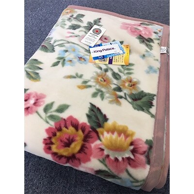 日本製　アクリル　マイヤー毛布　シングル　ピンク　1枚　(新合繊ニューマイヤー毛布)1169