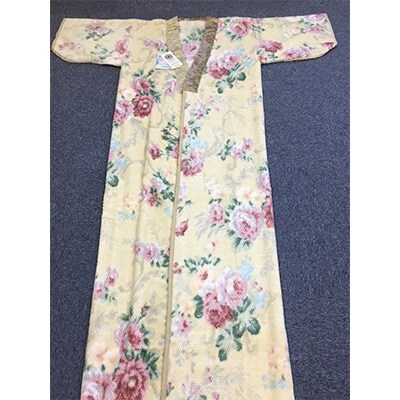 泉大津市産　綿100%(毛羽部分)マイヤー綿毛布夜着　200cm丈　ピンク　9020PI