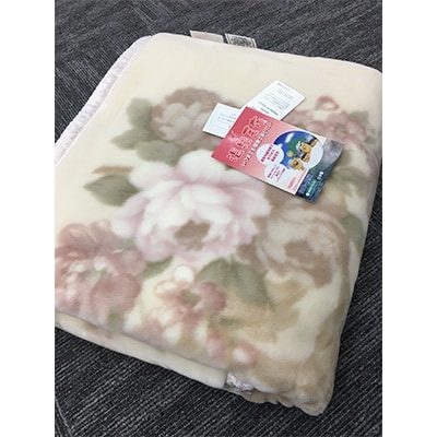C.R.P加工毛布　マイヤー毛布　シングルサイズ　ピンク　1枚　11808柄