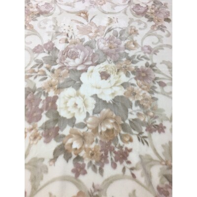 C.R.P加工毛布　マイヤー毛布　シングルサイズ　ベージュ　1枚　11808柄
