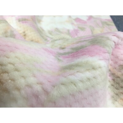 泉大津市産　マイヤー綿毛布　シングルサイズ　ピンク系　81721PI