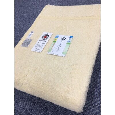 泉大津市産　FBZ　タオルケット　無地　シングルサイズ　イエロー系　13175YE