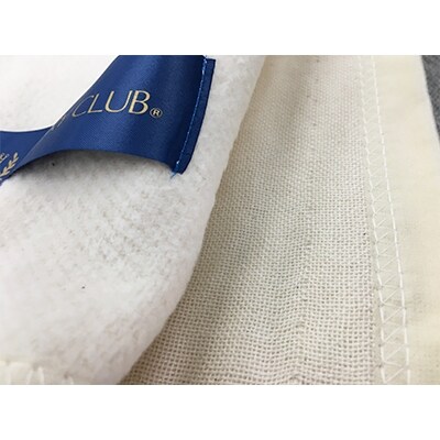 綿ガーゼケットと綿毛布のリバーシブル毛布　シングル140×190cm　生成り　S2-826Swh