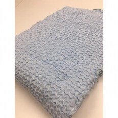 ふわふわ　3D立体　ガーゼケット　100×140cm　ブルー系