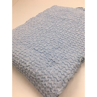 ふわふわ　3D立体　ガーゼケット　100×140cm　ブルー系