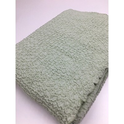 ふわふわ　3D立体　ガーゼケット　100×140cm　グリーン系