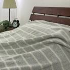 泉州産タオルの　タオルケット　シングルサイズ　グレー系　1枚　OH-5772GY