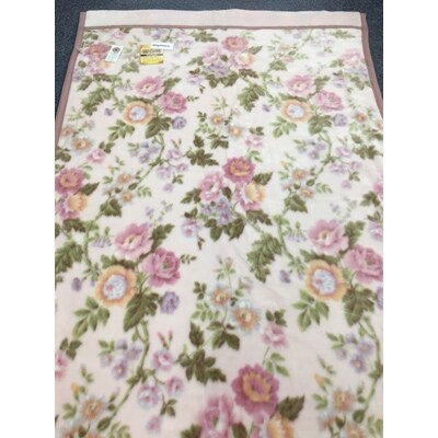 日本製　マイヤー毛布　ダブル(180×210cm)　ピンク　1枚　(新合繊合わせ毛布)4632