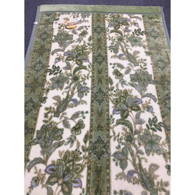 日本製　アクリル　マイヤー毛布　シングル　グリーン　1枚　(新合繊合わせ毛布)1635