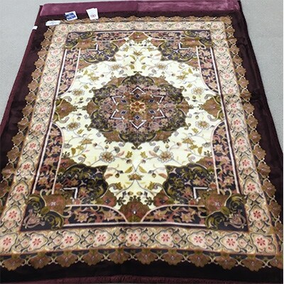 アクリル　マイヤー毛布3.2kg　ダブル　ピンク　1枚　(新合繊合わせ毛布)YO25981