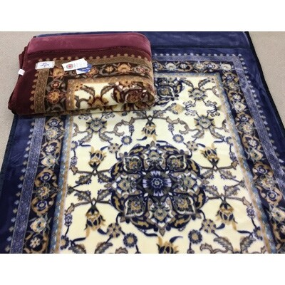 アクリル　マイヤー毛布2.4kg　シングル　ピンク　1枚　(新合繊合わせ毛布)YO2599