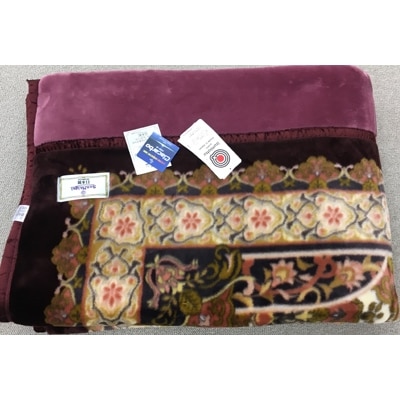 アクリル　マイヤー毛布2.6kg　シングル　ピンク　1枚　(カシミヤ・ウールわた入り)CAK134