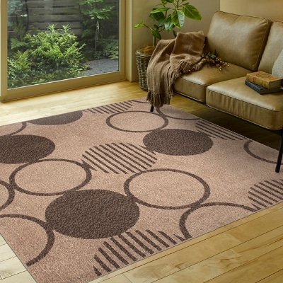 抗ウイルス加工　カーペット　ベージュ　1枚　　約240×185cm　270042229型