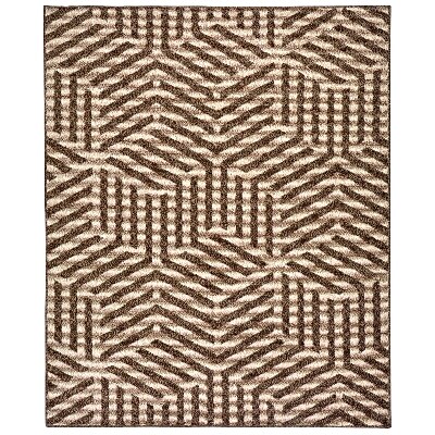 日本製　大判　カーペット　ブラウン　1枚　約220X250cm　240612364 型