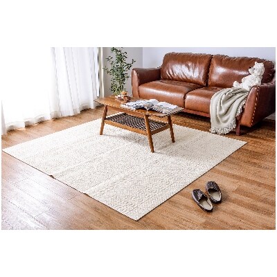 日本製　綿100%(表面)　カーペット　1枚　　約130×185cm　240626700型