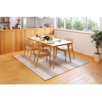 日本製　撥水・防汚　カーペット　アイボリー　1枚　　約220×250cm　 600022211型