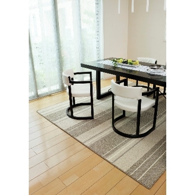 日本製　撥水・防汚　カーペット　アイボリー　1枚　　約220×250cm　 600022211型