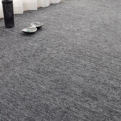 日本製　カーペット　長方形　10帖　約352×440cm　ブラック　1枚　 600017690型