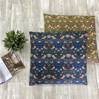 日本製　洗える　綿100%　座布団(銘仙判)カバー　約55×59cm　1枚　MR-5559-I NB