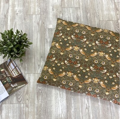 日本製　洗える　綿100%　座布団(銘仙判)カバー　約55×59cm　1枚　MR-5559-I　BE