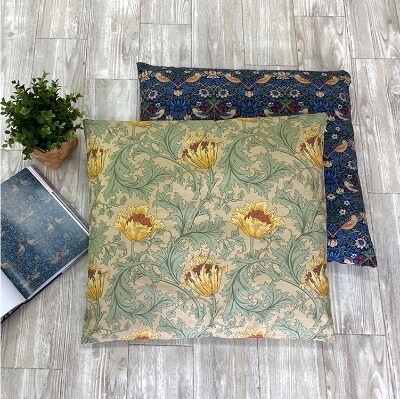 日本製　洗える　綿100%　座布団(銘仙判)カバー　約55×59cm　1枚　MR-5559-A型