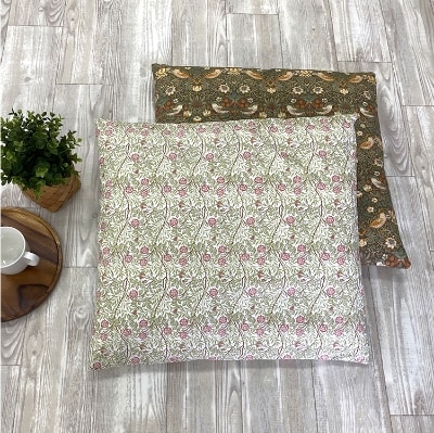 日本製　洗える　綿100%　座布団(銘仙判)カバー　約55×59cm　1枚　MR-5559-S型